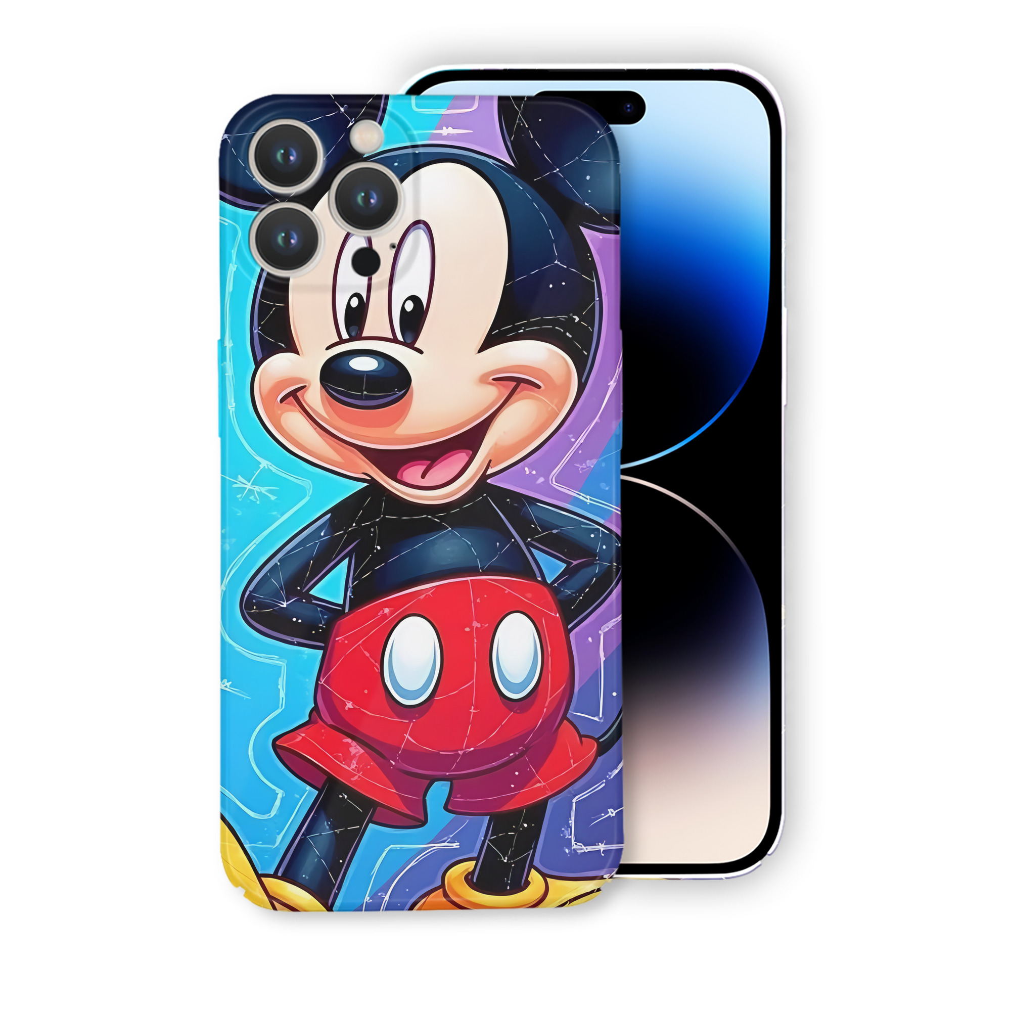 （画像用） ミッキーマウス Mickey Mouse 【iPhone 14シリーズ対応】ハードケース